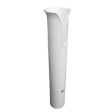 TACO Marine TACO Poly Thru-Bolt Rod Holder w/Mounting Holes - No Hardware - White - P04-011W