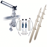 Rupp Marine Rupp Z-30 Top Gun Outrigger Kit w/18' Poles & Complete Single Line Rigging Kit w/Klickers Release Clips - Z30-TPGN-18T