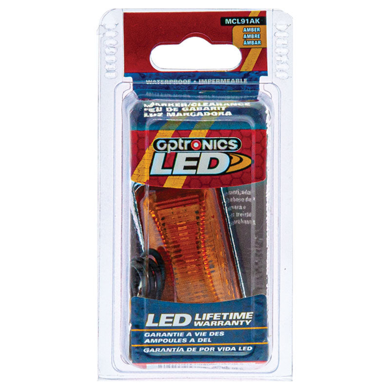 Optronics L.E.D. Sealed Marker/Clearance Light - Amber - MCL91AK - image 2