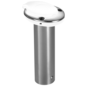 Attwood Marine Attwood Standard Series Rod Holder - 0° - White Insert - 66364W7