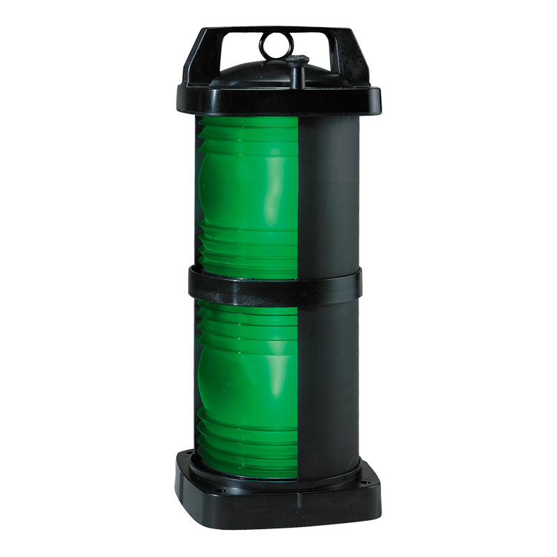 Perko Fig. 1364 Series Double Lens Navigation Light (Green Side) - 1364 GE0 BLK - image 1