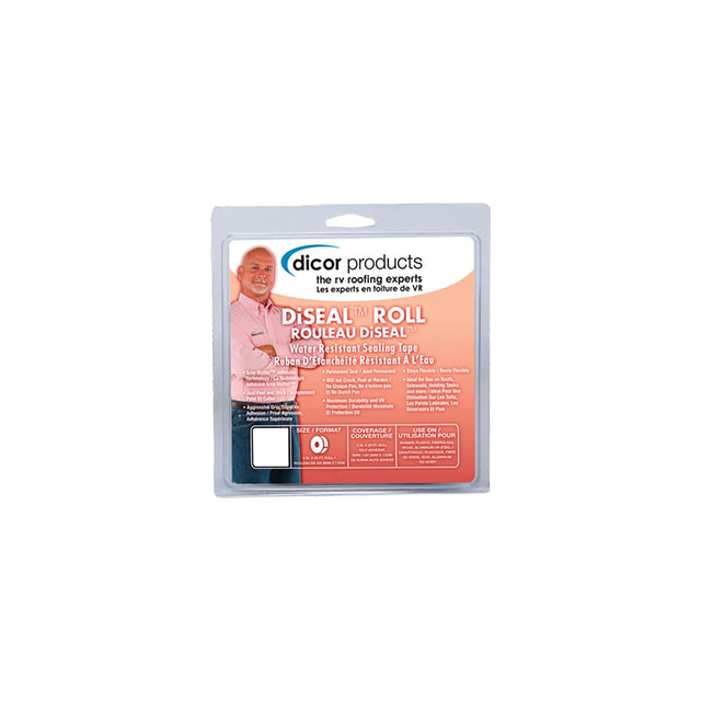 Dicor Corporation Dicor 522TPO6251C Seal-Tite Sealing Tape, 6" x 25' White Roll - image 1