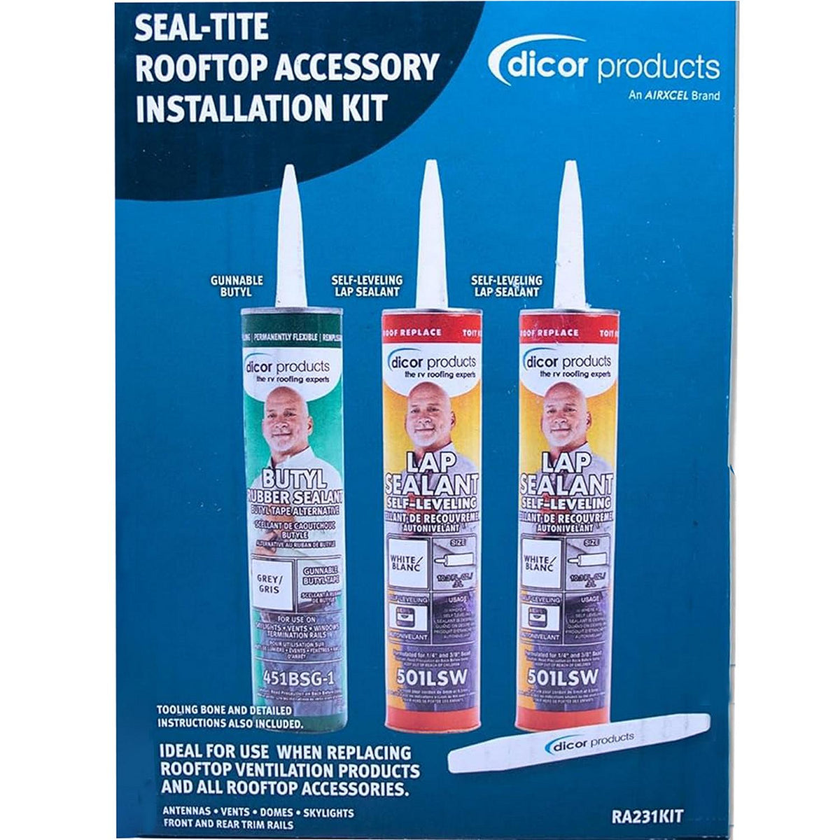 Dicor Corporation Dicor RA231KIT Seal-Tite™ Rooftop Install Kit - image 1