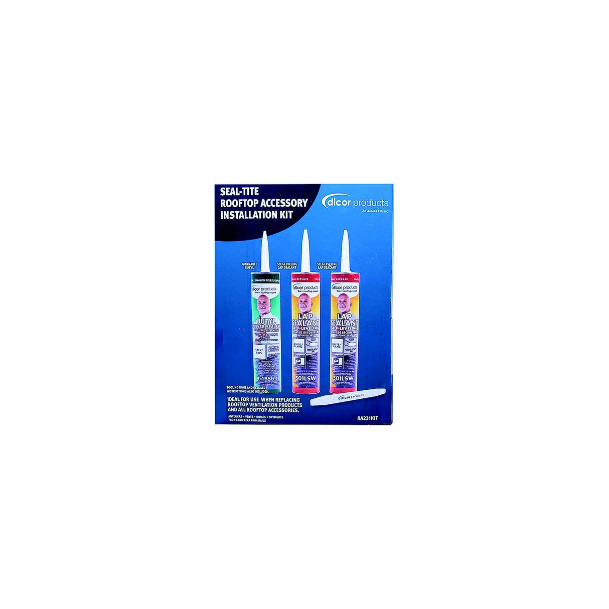 Dicor Corporation Dicor RA231KIT Seal-Tite™ Rooftop Install Kit - image 3
