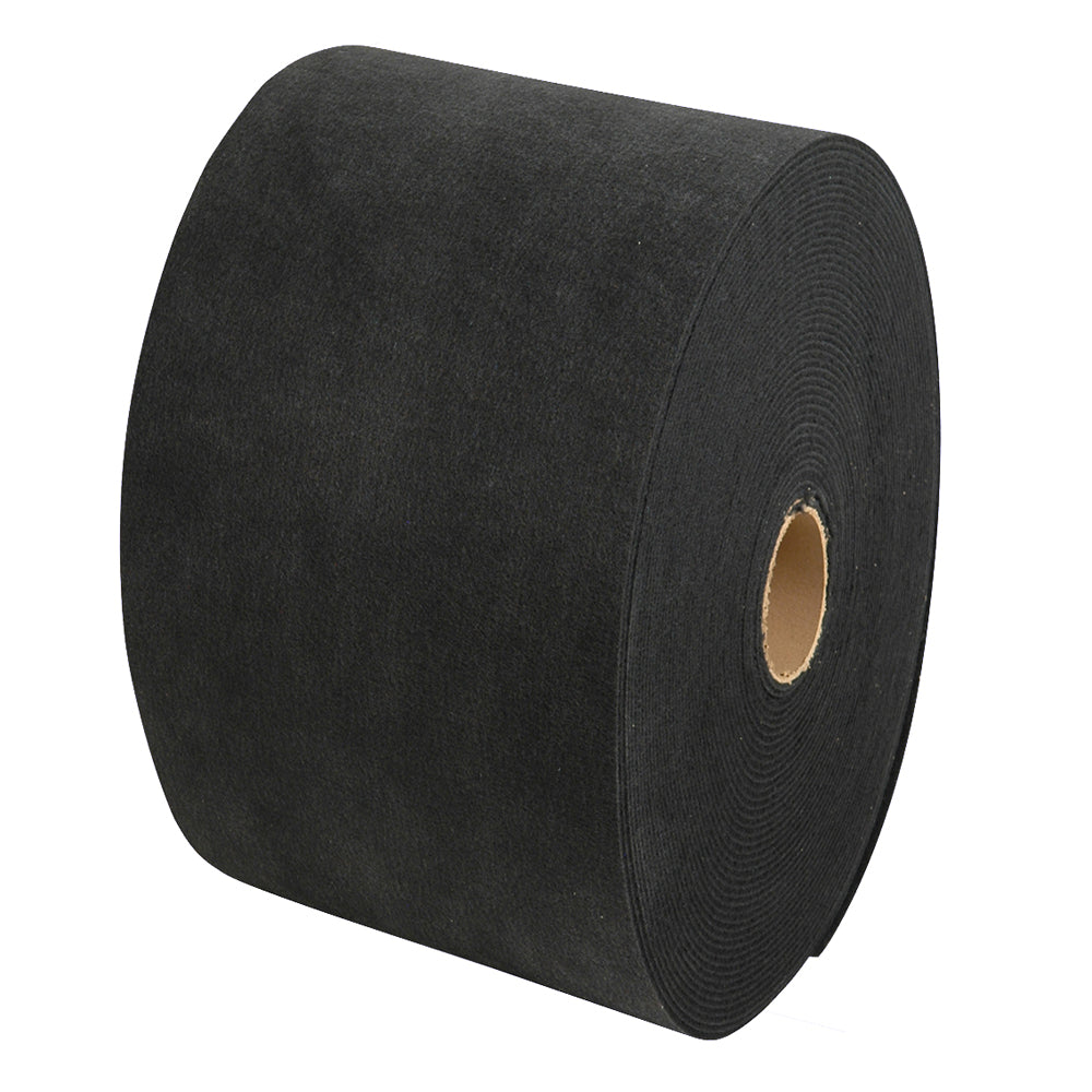 Rollo de alfombra CE Smith - Negro - 11"W x 12'L [11330]