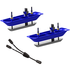 Navico StructureScanHD Sonar Stainless Steel Thru-Hull Transducer (Pair) w/Y-Cable - 000-11460-001