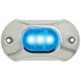 Attwood Marine Attwood Light Armor Underwater LED Light - 3 LEDs - Blue - 65UW03B-7