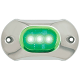 Attwood Marine Attwood Light Armor Underwater LED Light - 3 LEDs - Green - 65UW03G-7