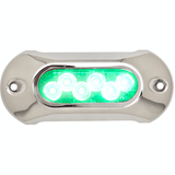 Attwood Marine Attwood Light Armor Underwater LED Light - 6 LEDs - Green - 65UW06G-7