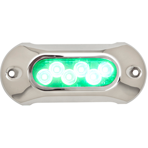 Attwood Marine Attwood Light Armor Underwater LED Light - 6 LEDs - Green - 65UW06G-7