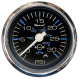 Faria Beede Instruments Faria Chesapeake Black 2" Water Pressure Gauge (30 PSI) - 13712