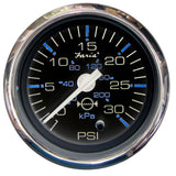 Faria Beede Instruments Faria Chesapeake Black 2" Water Pressure Gauge (30 PSI) - 13712