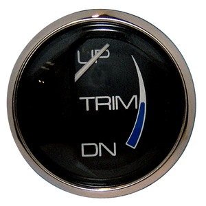 Faria Beede Instruments Faria Chesapeake Black 2" Trim Gauge (Mercury / Mariner / Mercruiser / Volvo DP / Yamaha '01 and newer) - 13707