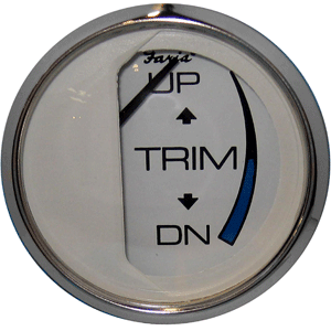 Faria Beede Instruments Faria Chesapeake White SS 2" Trim Gauge (Mercury / Mariner / Mercruiser / Volvo DP / Yamaha - '01 and Newer) - 13807
