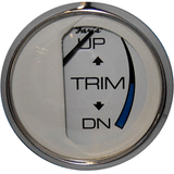 Faria Beede Instruments Faria Chesapeake White SS 2" Trim Gauge (Mercury / Mariner / Mercruiser / Volvo DP / Yamaha - '01 and Newer) - 13807