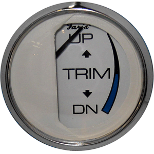 Faria Beede Instruments Faria Chesapeake White SS 2" Trim Gauge (J/E/Suzuki Outboard) - 13809