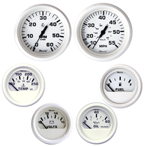 Faria Beede Instruments Faria Dress White Boxed Set - Inboard Motors - KT9797