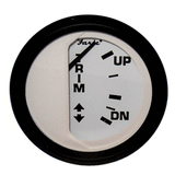 Faria Beede Instruments Faria Euro White 2" Trim Gauge f/ Mercury / Mariner /Mercruiser/Volvo DP/ Yamaha '01 and Newer - 12916