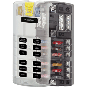 Blue Sea Systems Blue Sea 5032 ST-Blade Split Bus Fuse Block
