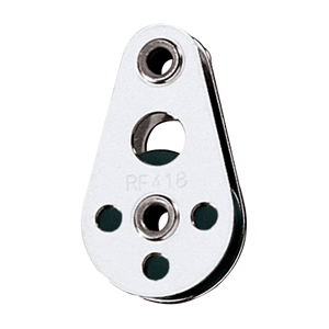 Ronstan Wire Block - Tubular Rivet Head w/Nylatron&reg; Sheave - 25mm (1") Sheave Diameter - RF418
