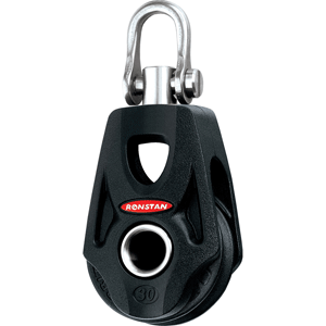 Ronstan Series 30 Ball Bearing Orbit Block - Single - Becket - Swivel Shackle Head - RF35100