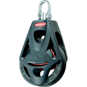 Ronstan Series 55 Ball Bearing Orbit Block - Single - Becket - Swivel Head - RF55110