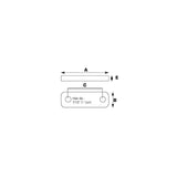 Seachoice Frame Tie Plates (Pair Per Pack) - 55221 - official Seachoice product image 3