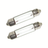 Perko Double Ended Festoon Bulbs - 24V, 10W, .40A - Pair - 0072DP1CLR