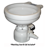 Raritan Sea Era QC Toilet - Marine Size - Remote Intake Pump - Straight &amp; 90&deg; Discharge - Smart Toilet Control - 12v - 162MR012
