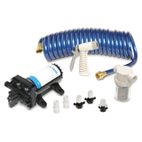 Shurflo by Pentair PRO WASHDOWN KIT&trade; II Ultimate - 12 VDC - 5.0 GPM - Includes Pump, Fittings, Nozzle, Strainer, 25' Hose - 4358-153-E09