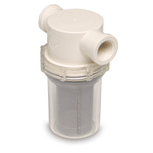 Shurflo by Pentair 3/4" Raw Water Strainer w/Bracket &amp; Fittings - 50 Mesh Screen - 253-221-01