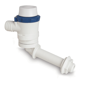 Shurflo by Pentair PIRANHA&trade; Angled Port Aerator 800 Livewell Pump - 12 VDC, 800 GPH - 357-114-10