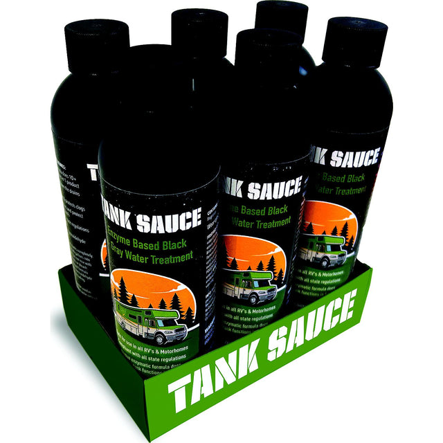 Boat Bling TKS0008-6PK Tank Sauce, Black and Gray Water Treatment, 6-8 oz. - image 1