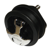 Whitecap T-Handle Latch - Chrome Plated Zamac/Black Nylon - No Lock - Freshwater Use Only - S-0230BC
