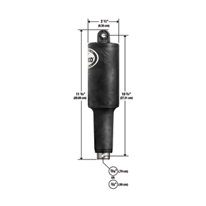 Lenco Marine Lenco 101XD Extreme Duty Actuator - 12V - 2-1/4" Stroke w/Hardware - 15056-002