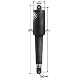 Lenco Marine Lenco 102 Series Standard Actuator - 24V - 4-1/4" Stroke - 15066-001