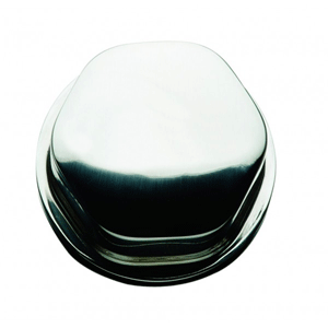 Schmitt Marine Faux Center Nut - Chrome/Plastic - 1/2"&amp; 3/4" Base f/Cast Steering Wheels - CAP0304