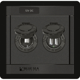 Blue Sea Systems Blue Sea 1478 360 Panel - 12V DC Socket & Dual USB Charger