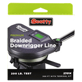 Scotty Premium Power Braid Downrigger Line - 300ft of 200lb Test - 2701K
