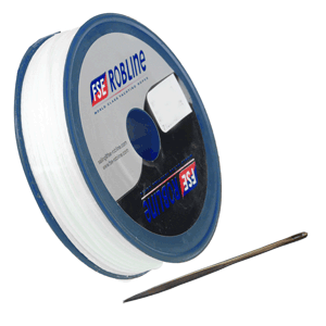 Robline Waxed Whipping Twine Kit - 0.8mm x 40M - White - TY-KITW