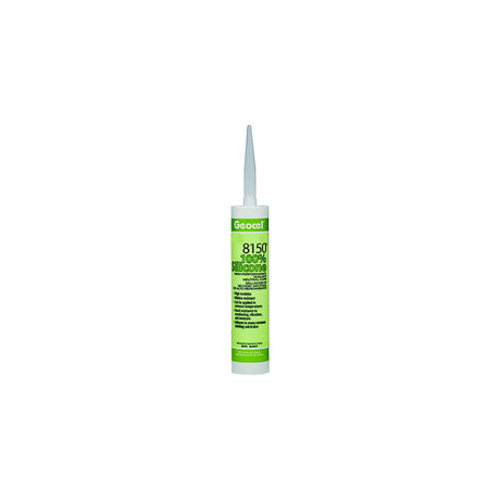 Geocel GC68125 8150® 100% Silicone High Performance Neutral Cure Sealant, 10.3 oz., Clear - image 1