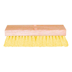 Royal Broom & Mop Deck Brush (10", Yellow Bristles) - MB310Y - image 1