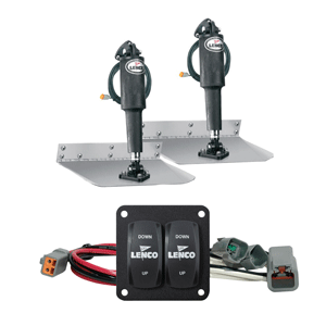 Lenco Marine Lenco 9" x 12" Standard Trim Tab Kit w/Double Rocker Switch - 15101-104