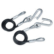 Tie Down Class 3 Black Vinyl Jacketed Hitch Cables with Wire Safety Latch - 59541 - image 1