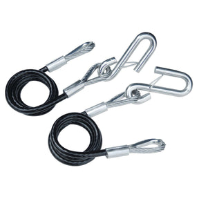Tie Down Class 3 Black Vinyl Jacketed Hitch Cables with Wire Safety Latch - 59541 - image 1