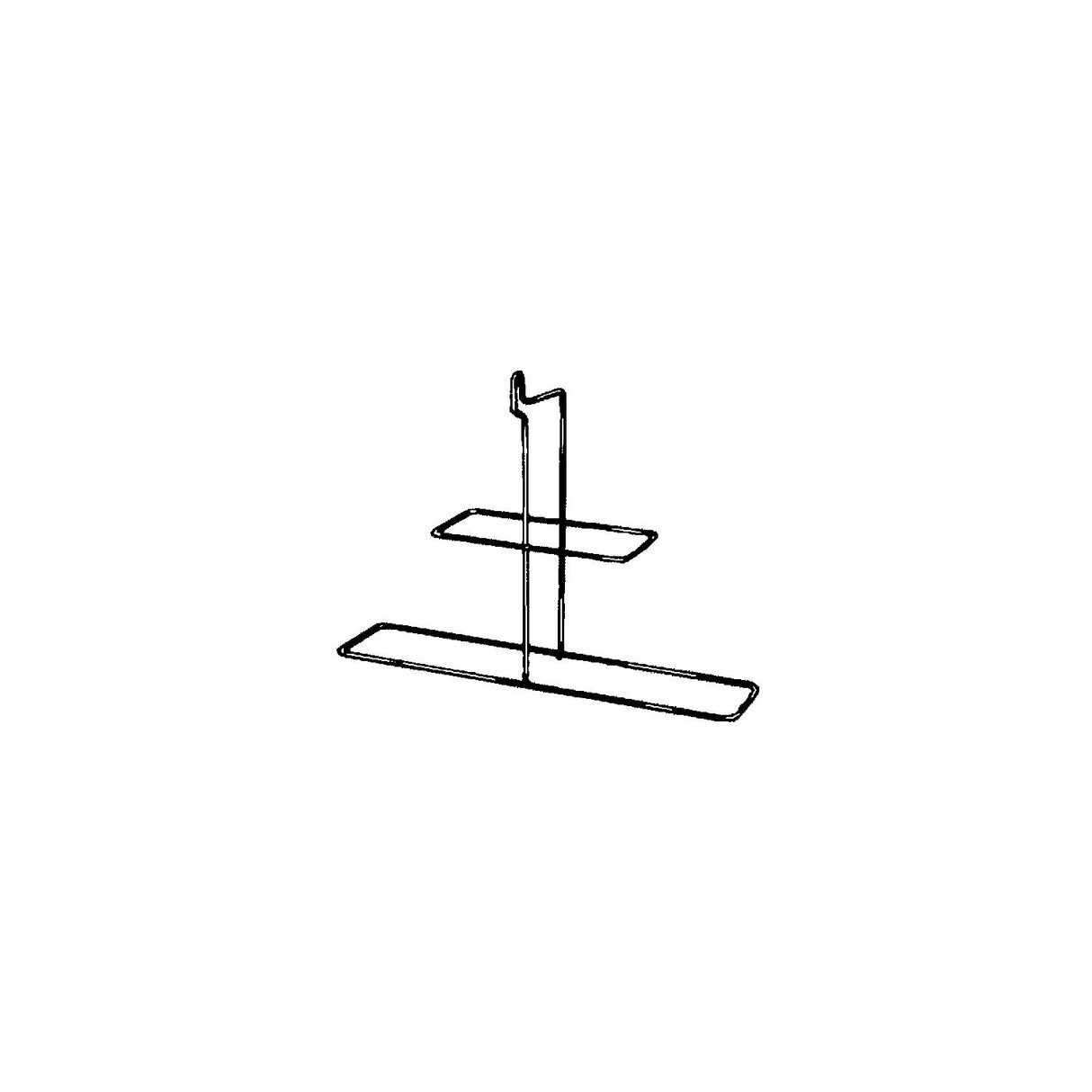 Cal June Jim-Buoy 921 Stainless Steel Rectangular Horseshoe Buoy Rack - 921