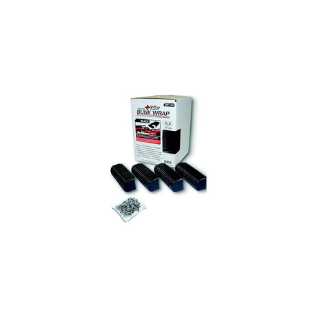 Caliber BunkWrap Kit - Black 16' x 2" x 4" Roll + 4 Caps + HRDW Roll + 4 Endcaps Stainless Steel Hardware [23050-BK] - official Caliber product image 3