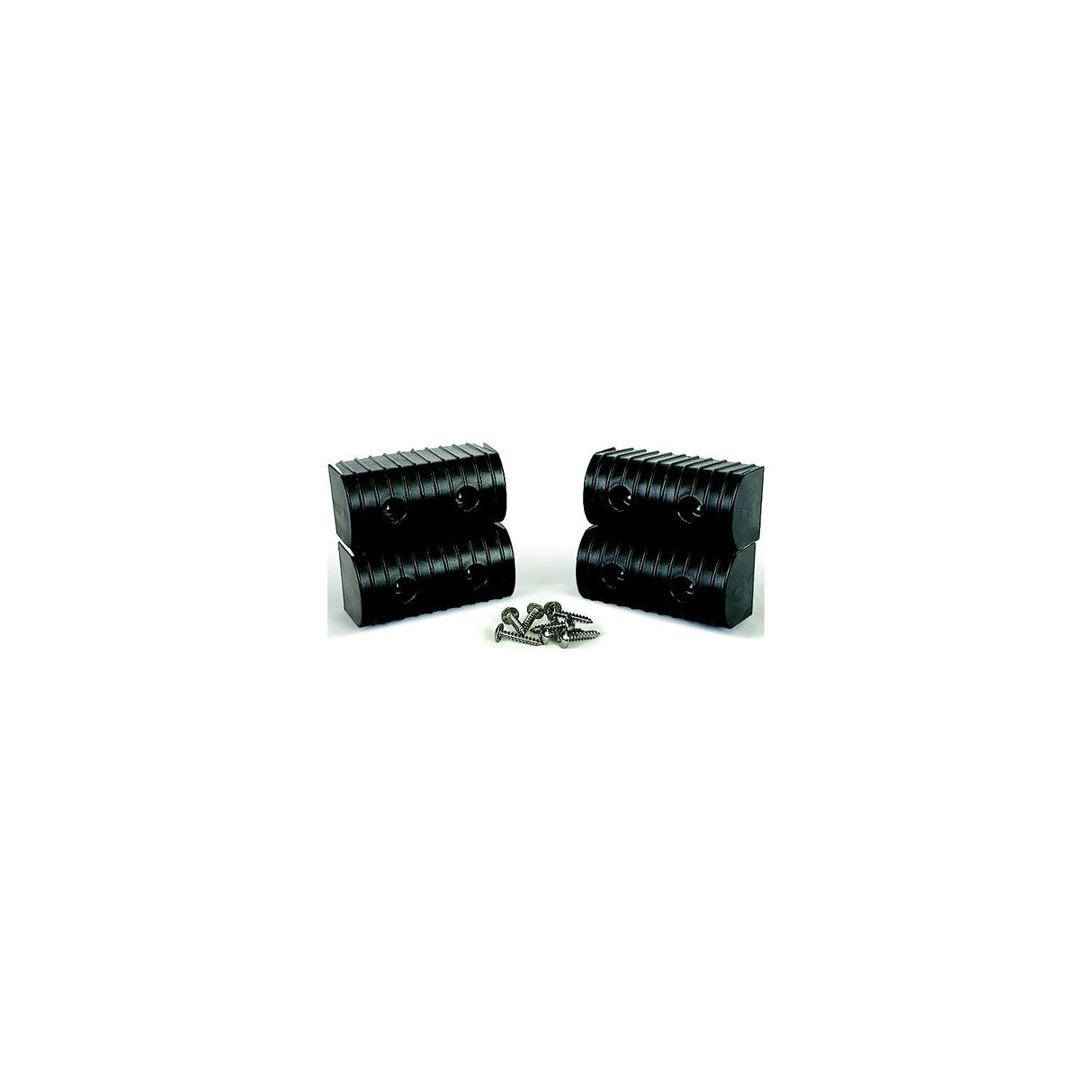 Caliber BunkWrap End Cap 2x6" Black Accessory Kit w/Stainless Steel Hardware *4-Pack [23053-BK] - official Caliber product image 3