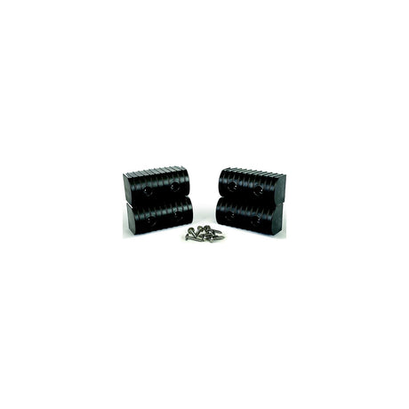 Caliber BunkWrap End Cap 2x4" Black Accessory Kit w/Stainless Steel Hardware *4-Pack [23051-BK] - official Caliber product image 2