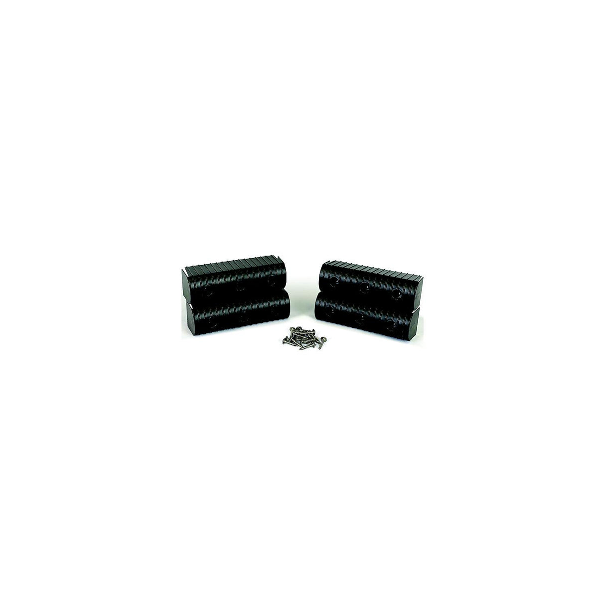 Caliber BunkWrap End Cap 2x6" Black Accessory Kit w/Stainless Steel Hardware *4-Pack [23053-BK] - official Caliber product image 2